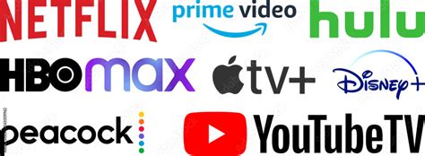 Logos of streaming platforms like Netflix, Tubi, and Hulu